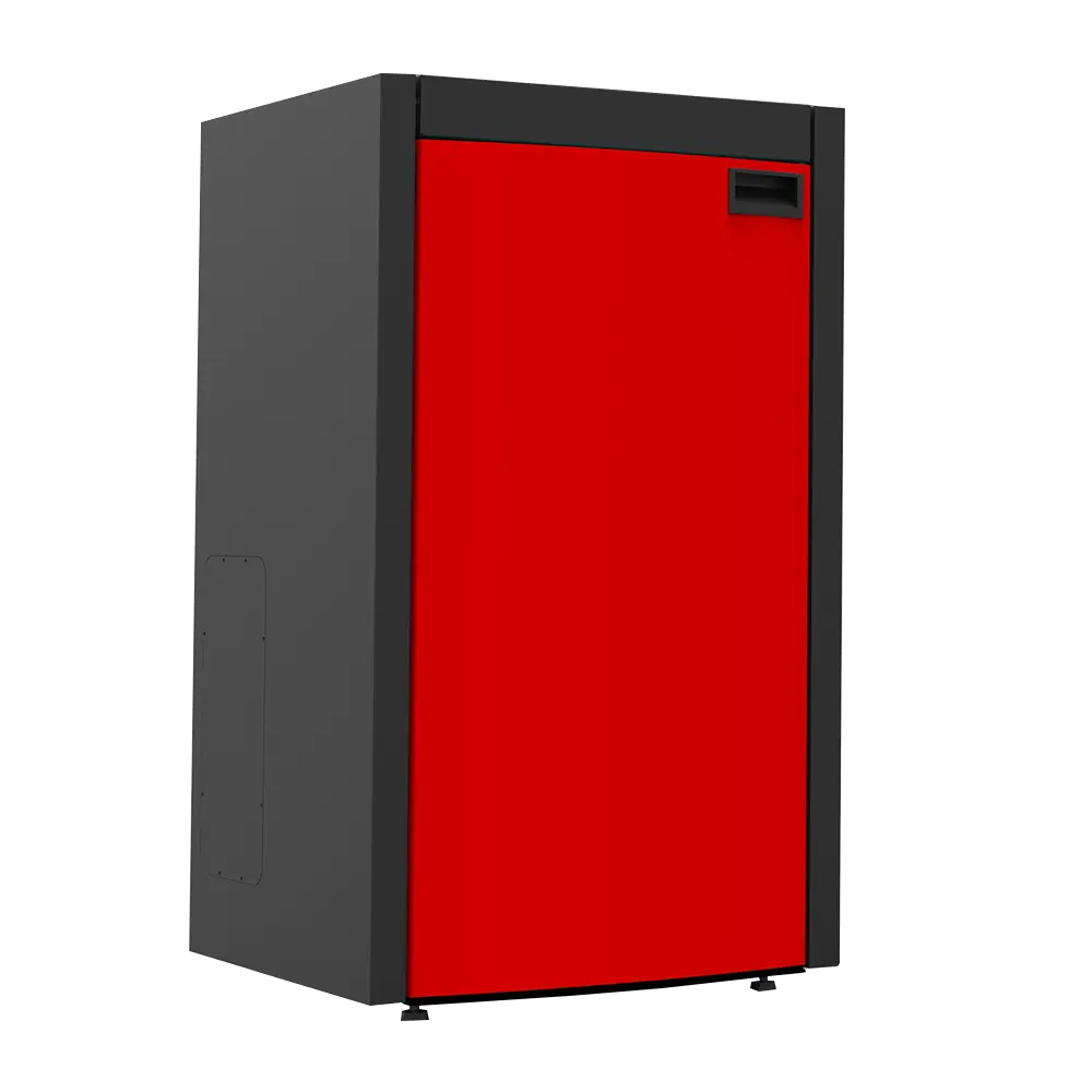 Alfa Plam Commo Compact 15 rode en zwarte pelletkachel