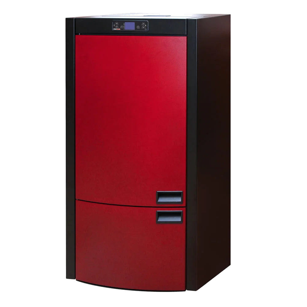 Alfa Plam Commo Compact 23 rode kachel op witte achtergrond