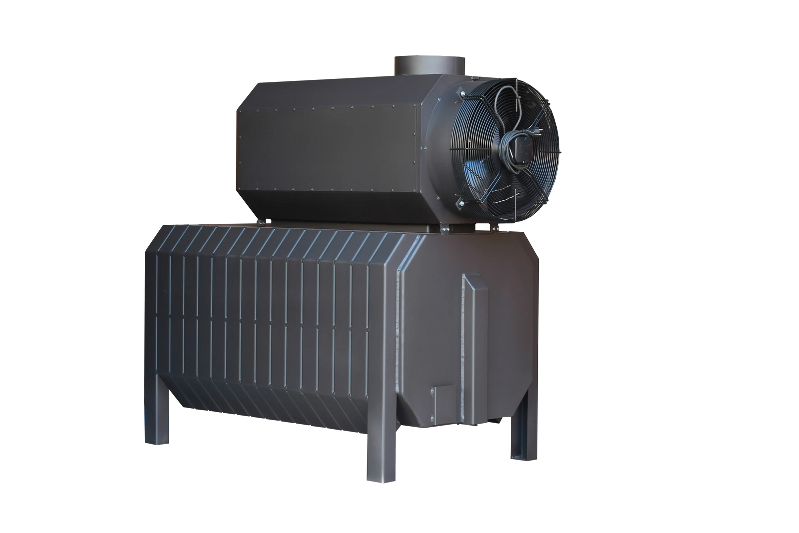 LS Kamna Falco Eco kachel met ventilator op witte achtergrond