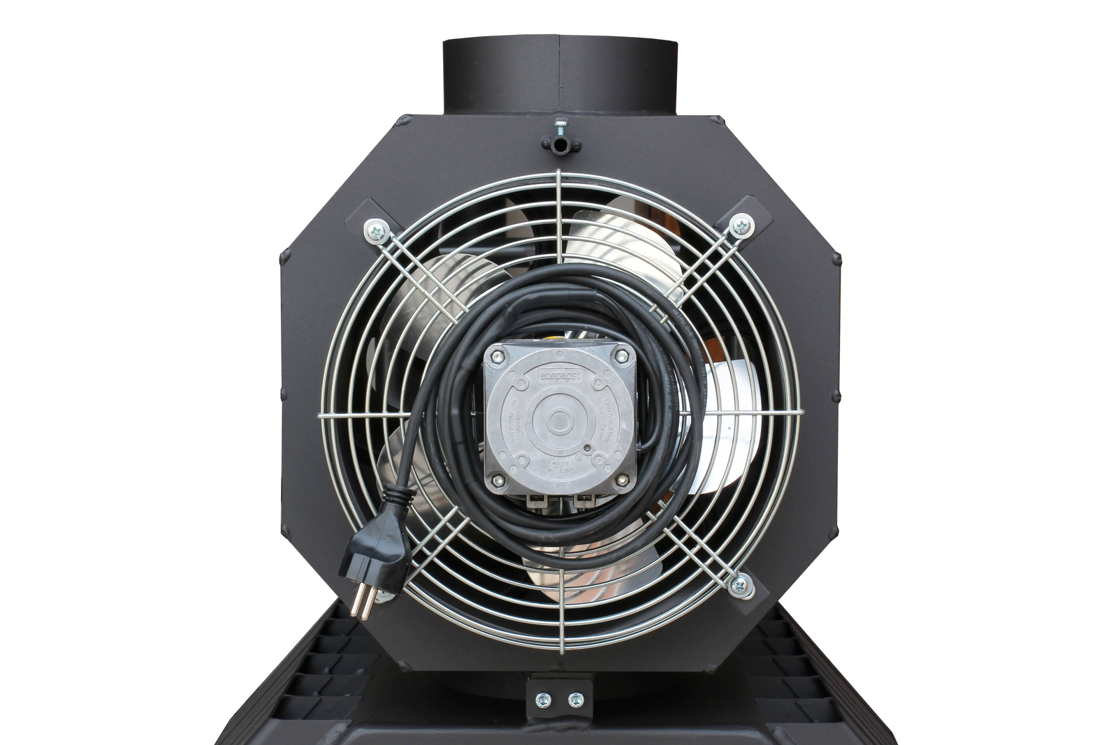 LS Kamna Falco Eco met ventilator en snoer op witte achtergrond