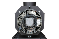 LS Kamna Falco Eco met ventilator en snoer op witte achtergrond