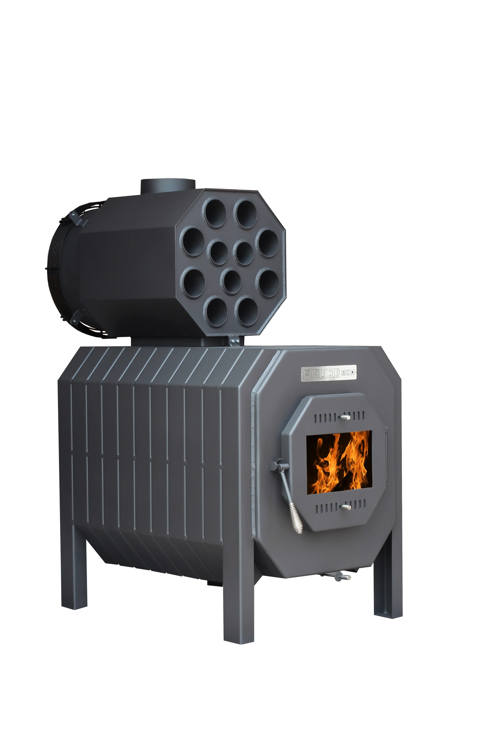 LS Kamna Falco Eco houtkachel met bovenop liggende warmtewisselaar