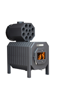 LS Kamna Falco Eco houtkachel met bovenop liggende warmtewisselaar