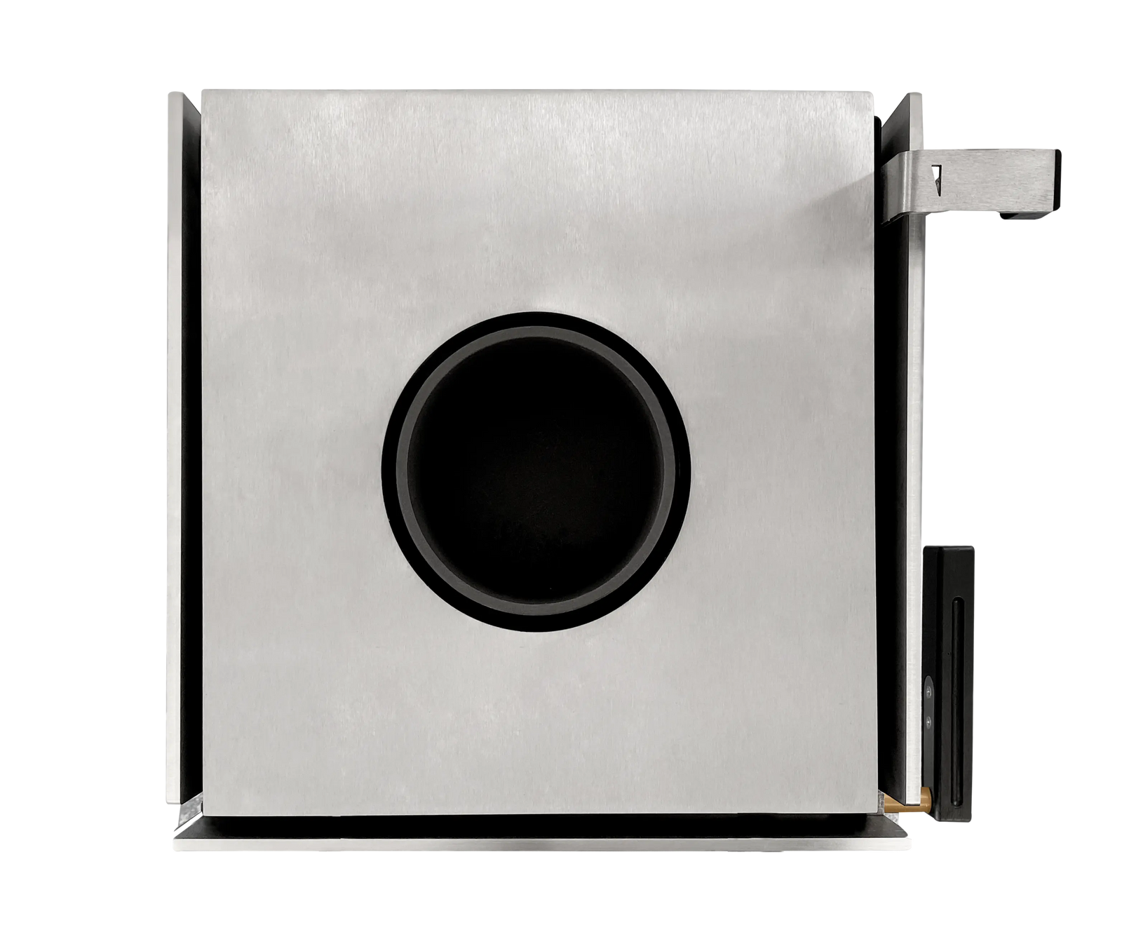 Xeoos Patagonia x8 metalen kachel met ronde zwarte opening