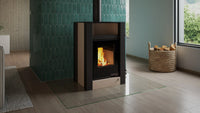 HS Flamingo Aquaflam Vario Lend Air kachel in moderne woonkamer