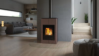 HS Flamingo Aquaflam Vario Saporo Aqua kachel in moderne woonkamer