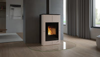 HS Flamingo Aquaflam Vario Saporo Aqua kachel in moderne woonkamer