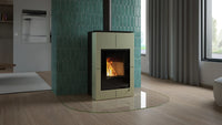 HS Flamingo Aquaflam Vario Saporo Aqua kachel in moderne woonkamer