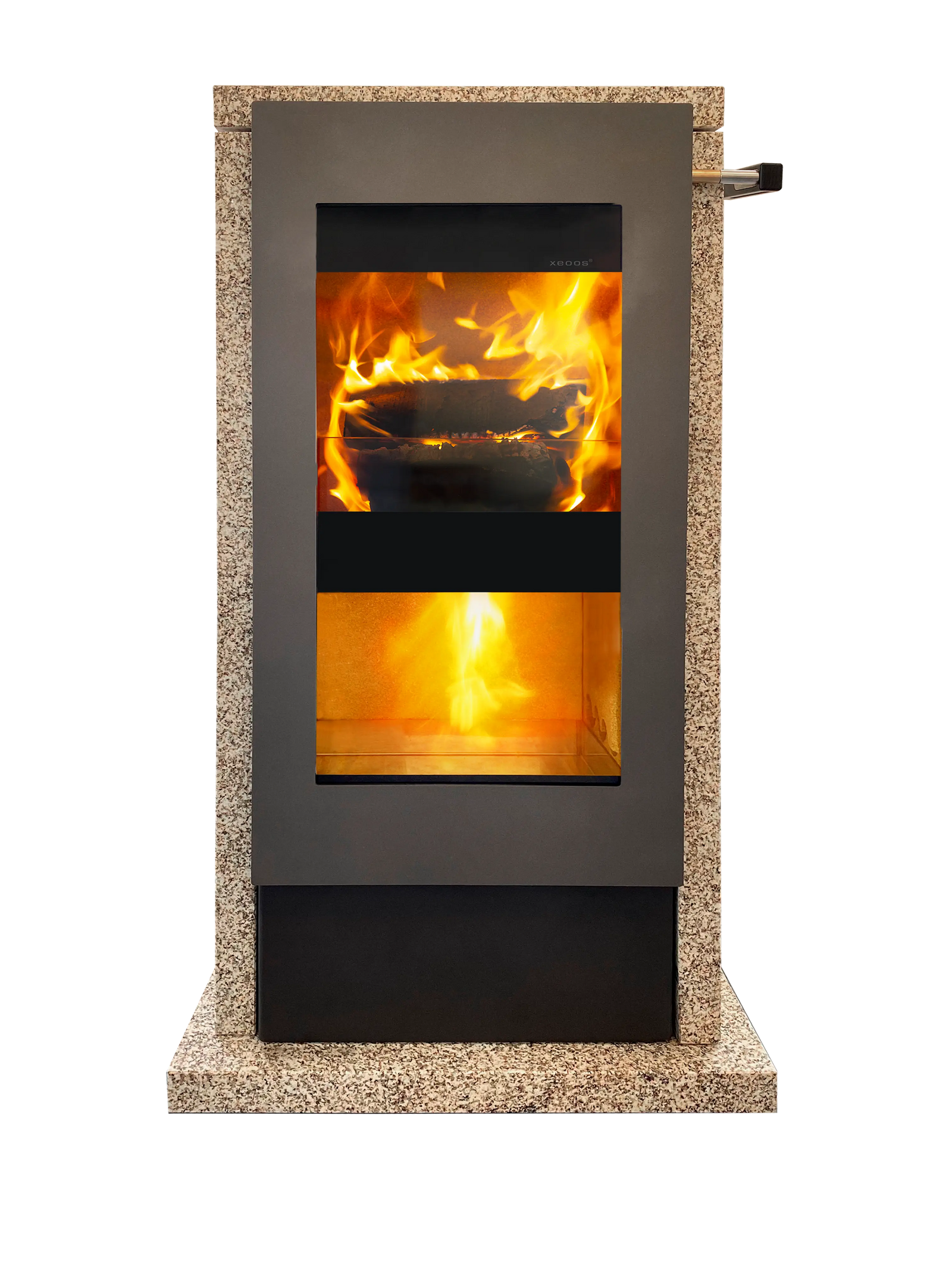 Xeoos Basic Eco Green x8 houtkachel met dubbele vuurkamer
