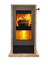 Xeoos Basic Eco Green x8 houtkachel met dubbele vuurkamer