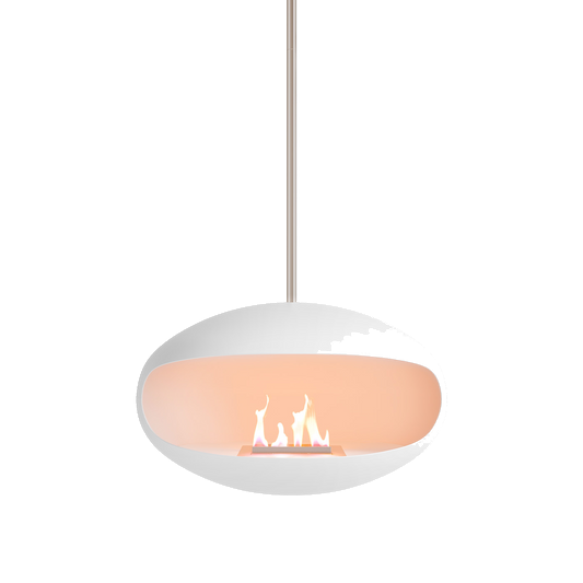 Cocoon Fires Aeris Wit hanghaard met vlammen