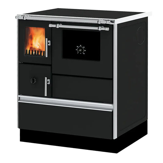 Alfa Plam Dominant 70 kookkachel zwart met ovenruit