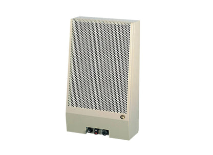 DRU Art 2 gevelkachel, beige met geperforeerd front en bedieningsknoppen onderaan