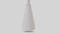 Close-up van de witte, taps toelopende behuizing van Balstil Bell