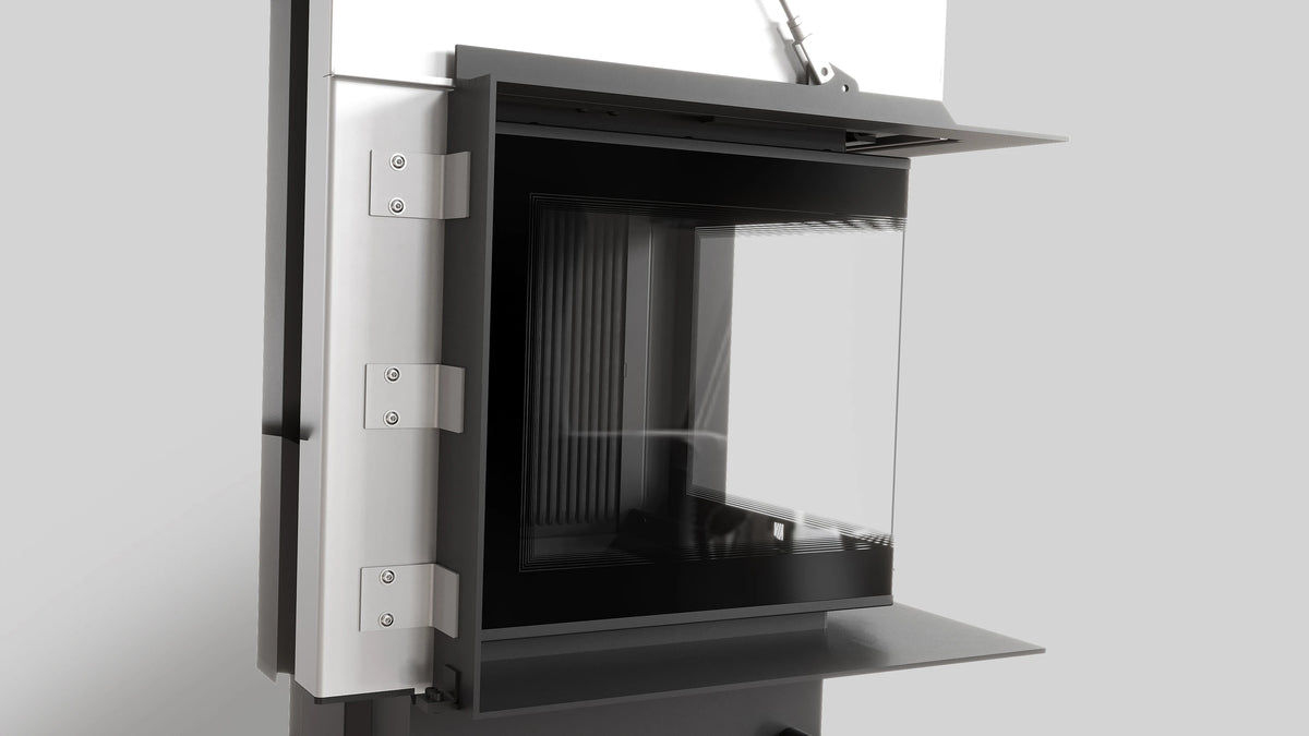 Close-up van de deur en scharnieren van Balstil Milano 480/480
