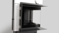 Close-up van de deur en scharnieren van Balstil Milano 480/480