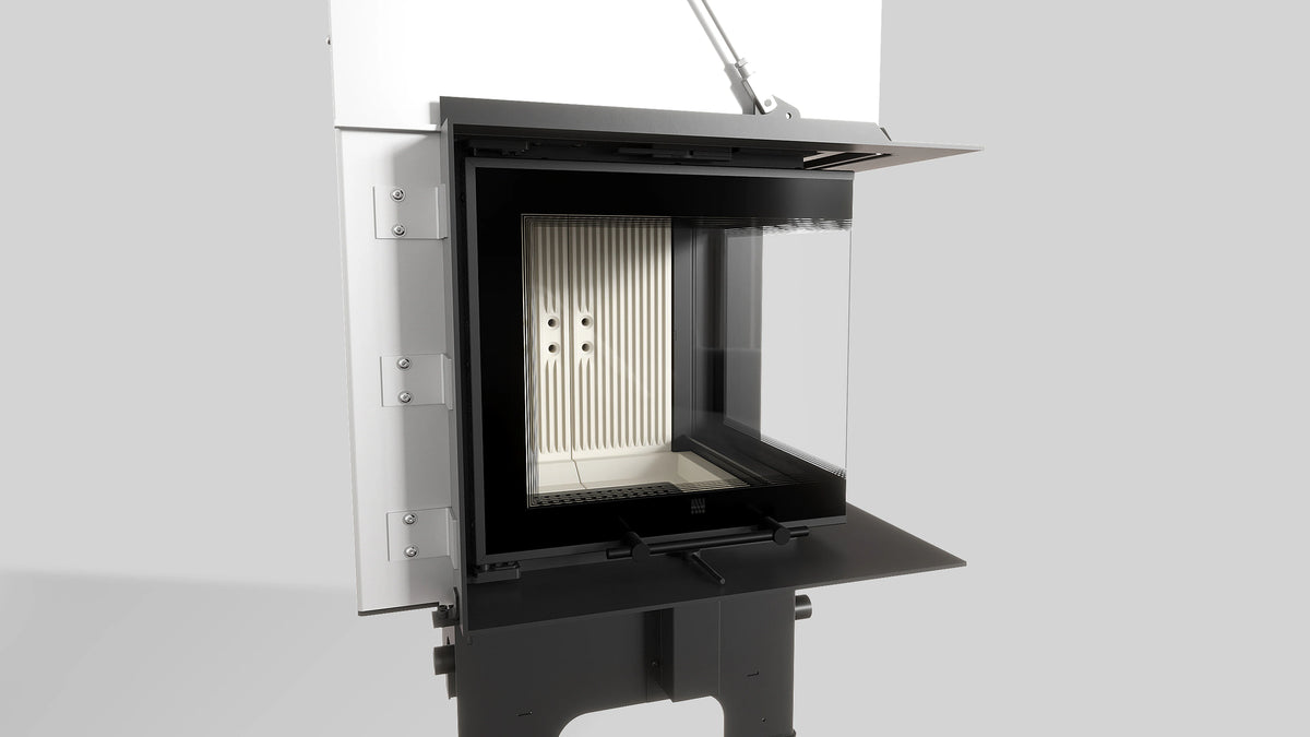 Balstil Milano 480/480 inzethaard met geopende deur en zichtbaar interieur