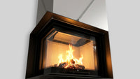 Balstil Milano 610/430 hoekhaard met brandend vuur