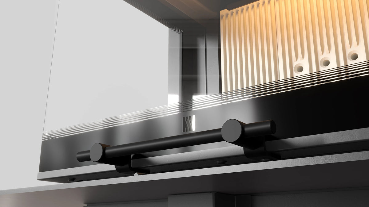 Detailopname van de handgreep van Balstil Milano 610/430