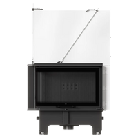 Balstil Milano 810/410 inzethaard met geopende glazen deur