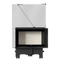 Balstil Milano 810/410 inzethaard met openstaande deur en zichtbare geribde achterwand