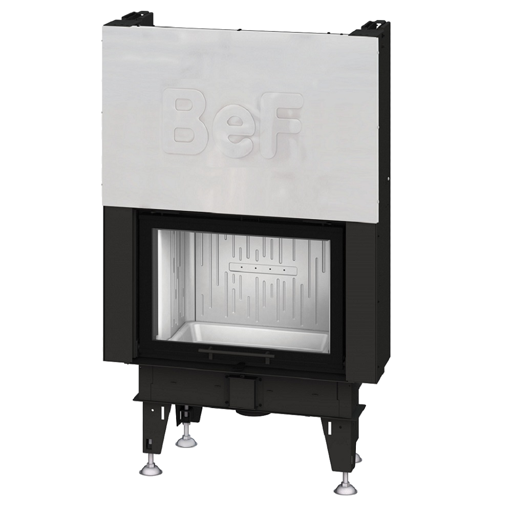 BeF Aquatic WH V 70 inbouwhaard met glazen deur en RVS front