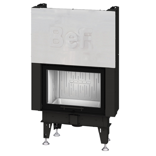 BeF Aquatic WH V 70 inbouwhaard met glazen deur en RVS front
