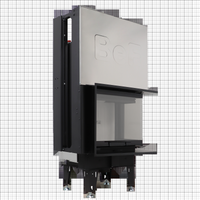 BeF Aquatic WH V 70 CP inbouwhaard met glazen deur en metalen bekleding