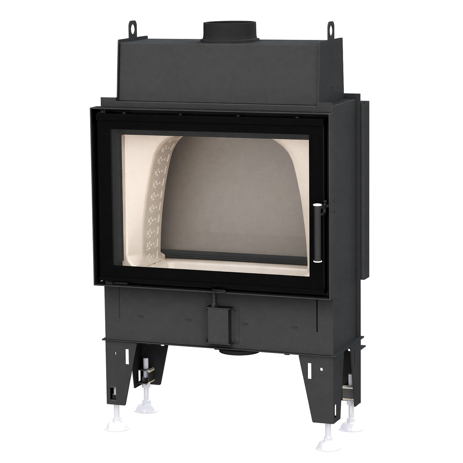 BeF Double Feel 7 N Passive in zwarte inbouwhaard op witte achtergrond