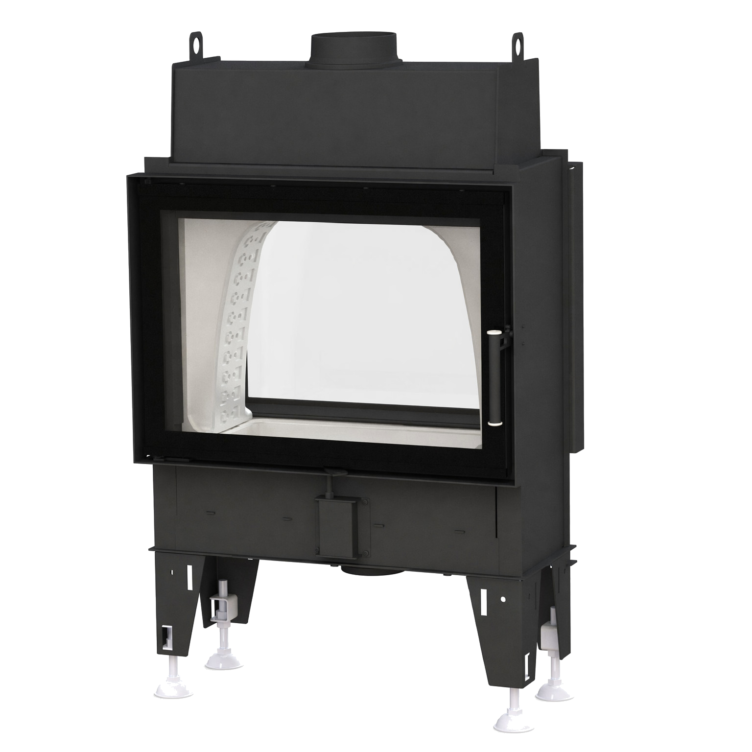 BeF Double Feel 7 Passive zwarte inbouwhaard op witte achtergrond