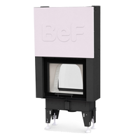 BeF Double Feel V 6 Passive in studio, zwart met licht paneel en glasdeur