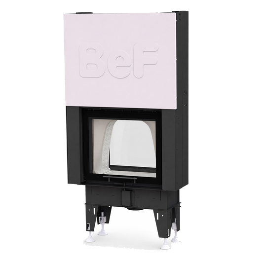 BeF Double Feel V 6 Passive in studio, zwart met licht paneel en glasdeur