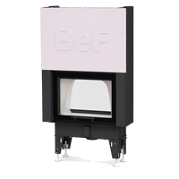 BeF Double Feel V 7 Passive in zwart met licht paneel en glazen deur