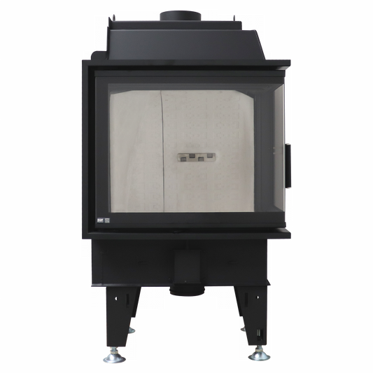 BeF Therm 7 CP in zwarte inbouwhaard op meetraster