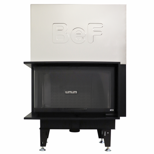 BeF Therm V 10 CL inbouwhaard op witte achtergrond