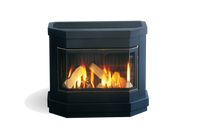 Bocal A108 gaskachel met vlammen achter glas