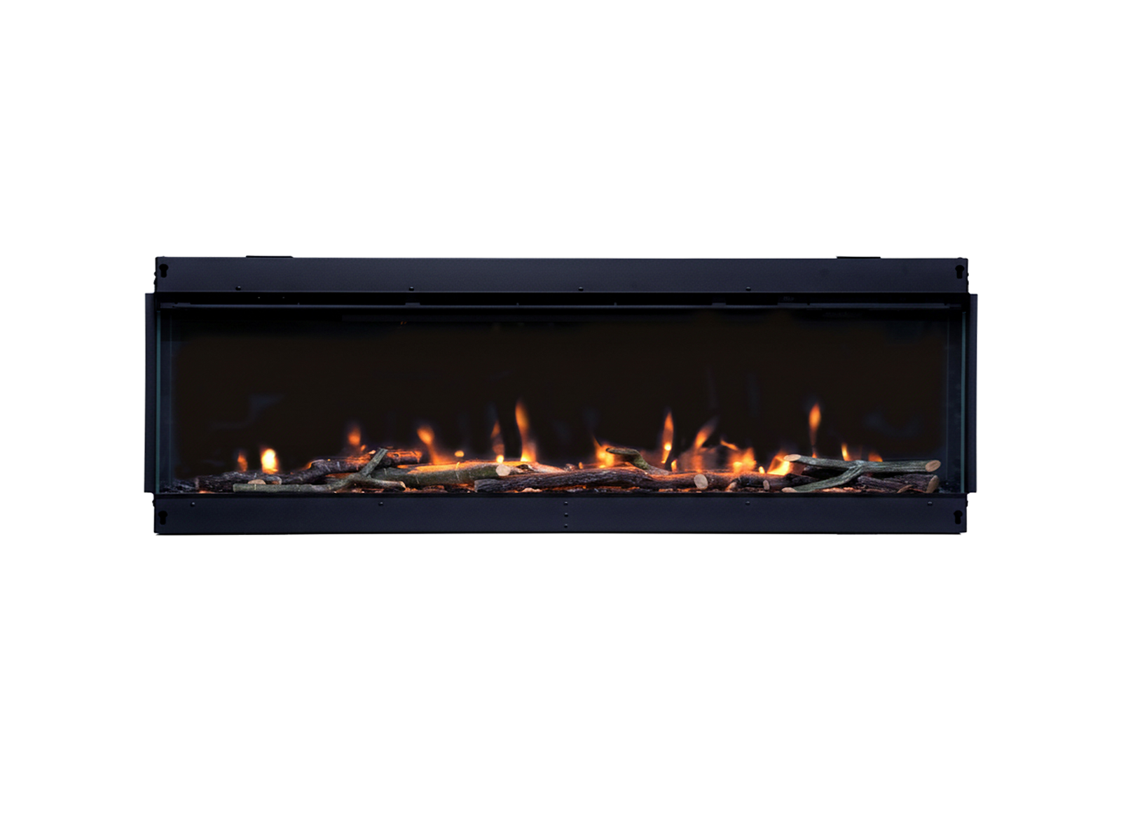 Charlton & Jenrick i-1100e Slim in zwarte inbouwhaard met vlammen