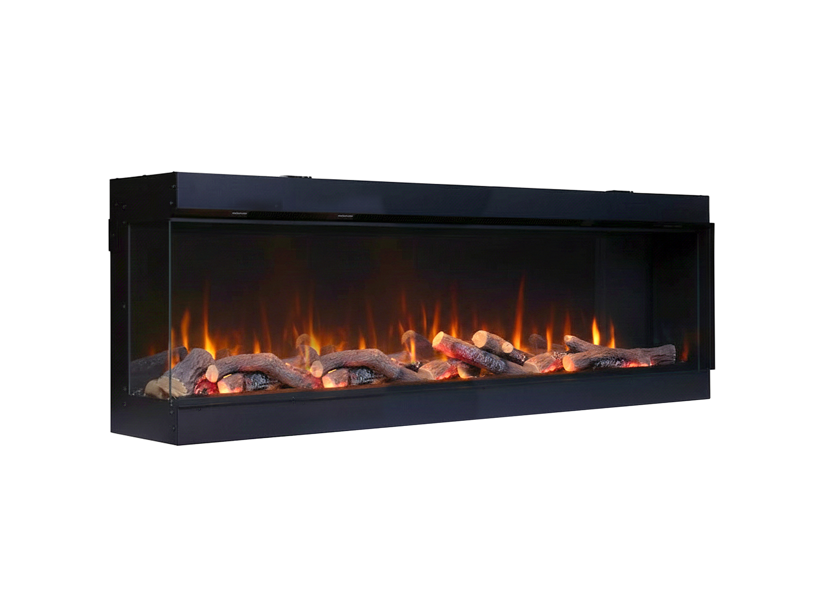 Charlton & Jenrick I-1800e Deep elektrische haard met vlammen en houtblokken