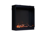 Charlton & Jenrick i-750 Deep elektrische haard met vlammen op witte achtergrond