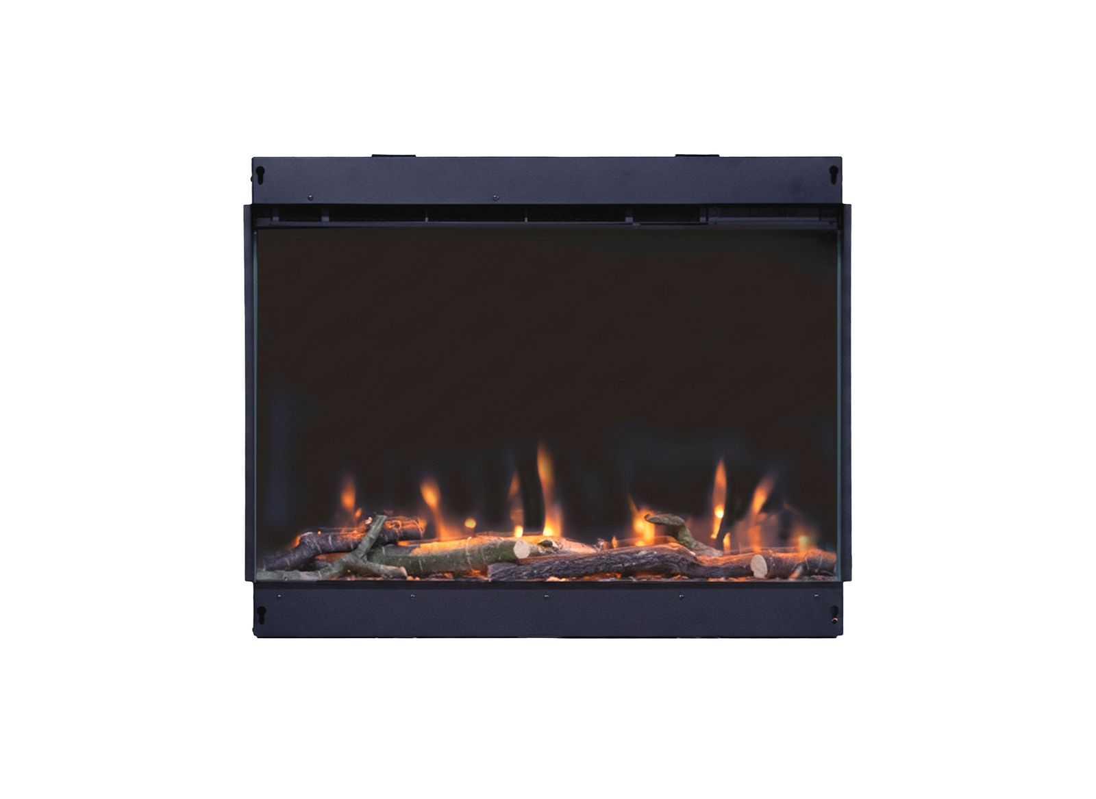 Charlton & Jenrick i-790e Slim inzethaard met vlammen en houtblokken