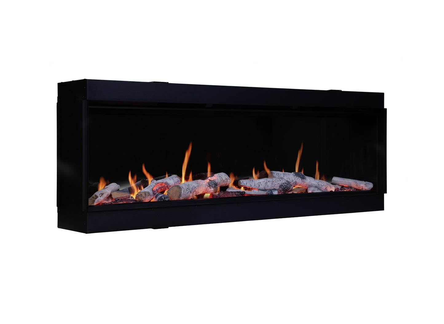 Charlton & Jenrick Luminosa 150 met vlammen en houtblokken