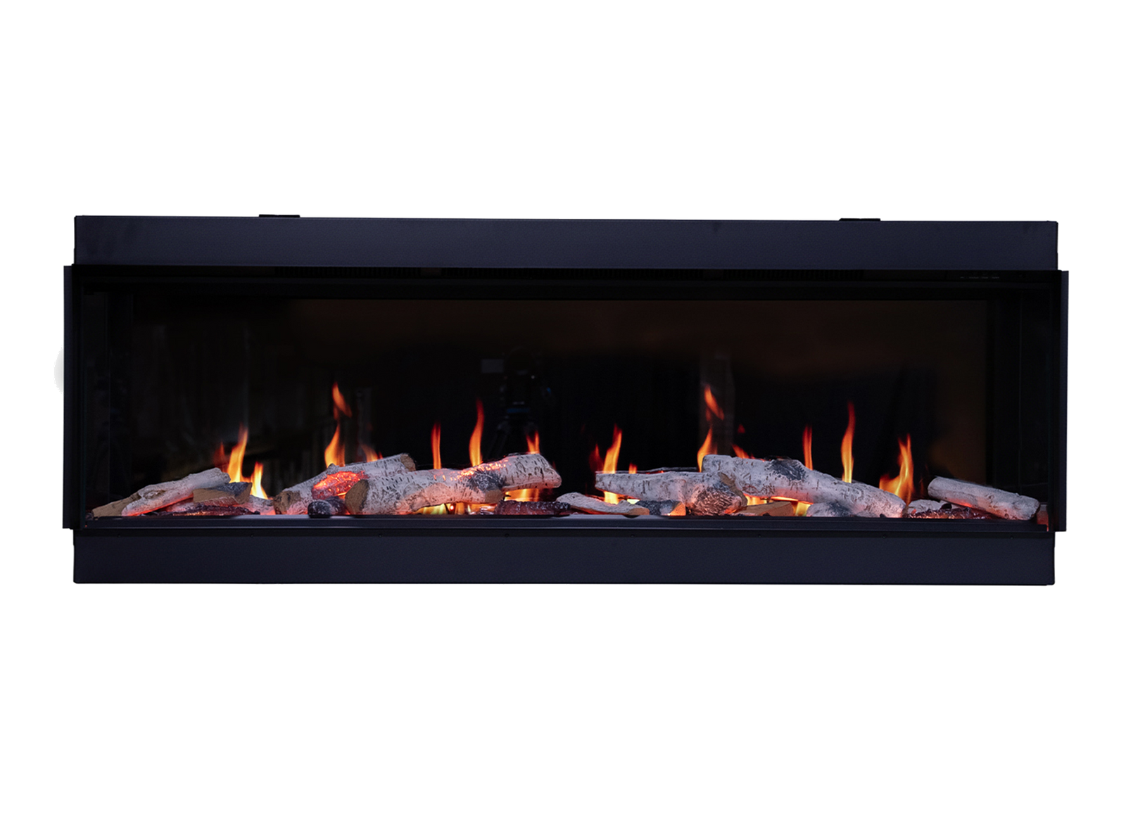 Charlton & Jenrick Luminosa 185 met vlammen en houtblokken