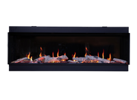 Charlton & Jenrick Luminosa 185 met vlammen en houtblokken