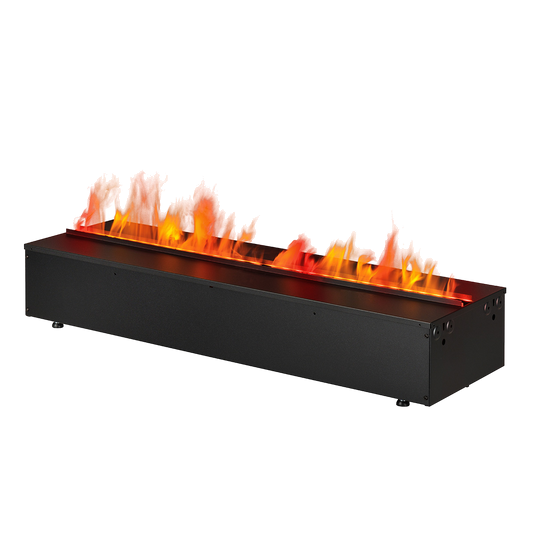 Dimplex Cassette 1000 Retail Multi Colour Optimyst met oranje vlammen op witte achtergrond