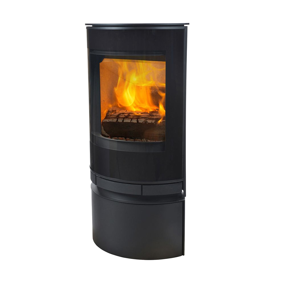 Jydepejsen Elegance Classic houtkachel met zicht op vuur