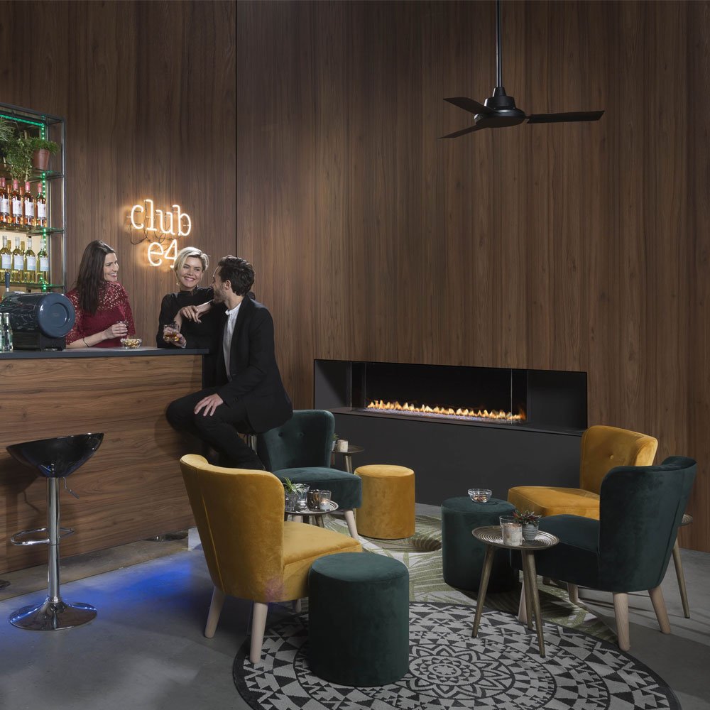 Element4 Club 140 3/S gashaard in stijlvolle bar met zitjes en houten wand