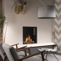 Element4 Cupido 70 CF gashaard in moderne woonkamer met vlammen