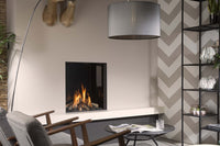 Element4 Cupido 70 CF gashaard in moderne woonkamer met brandend vuur