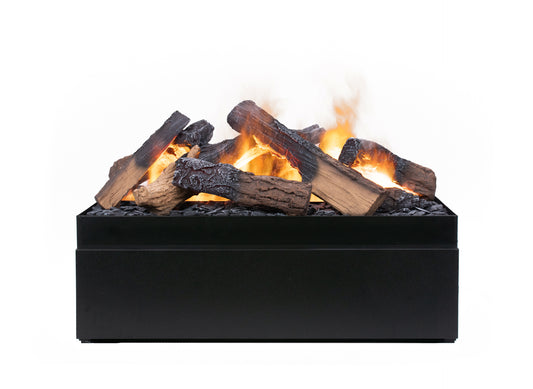 Dimplex Juneau Multi Colour elektrische haard met brandende houtblokken