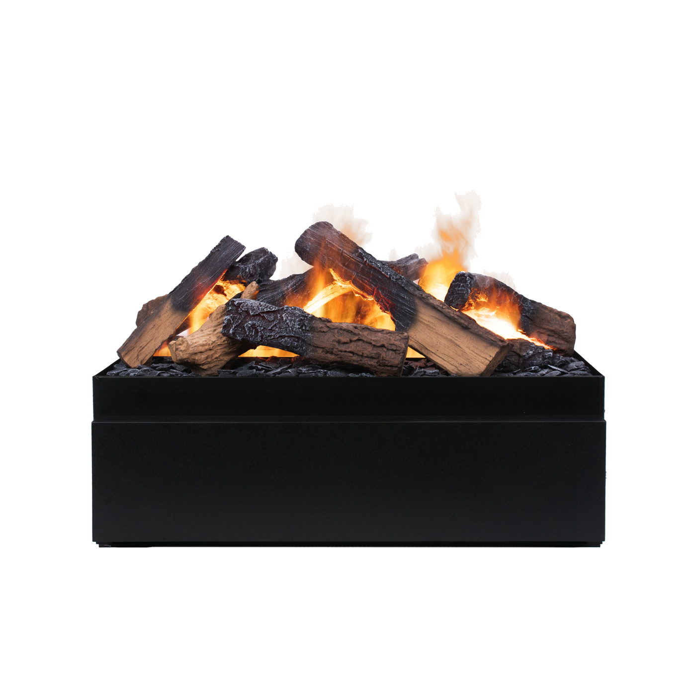 Dimplex Juneau Multi Colour elektrische haard met brandende houtblokken